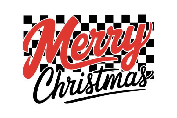 Checkered Retro Merry Christmas Embroidery Review