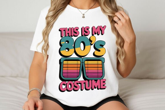 Retro 80s Costume Typography Graphic Review