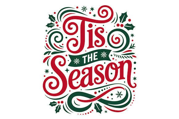 Retro Christmas, Tis the Season Png Review