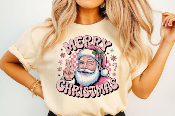 Santa Claus Giving Peace Sign Christmas Review