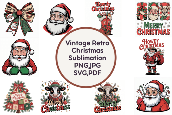 Vintage Retro Christmas Sublimation Review